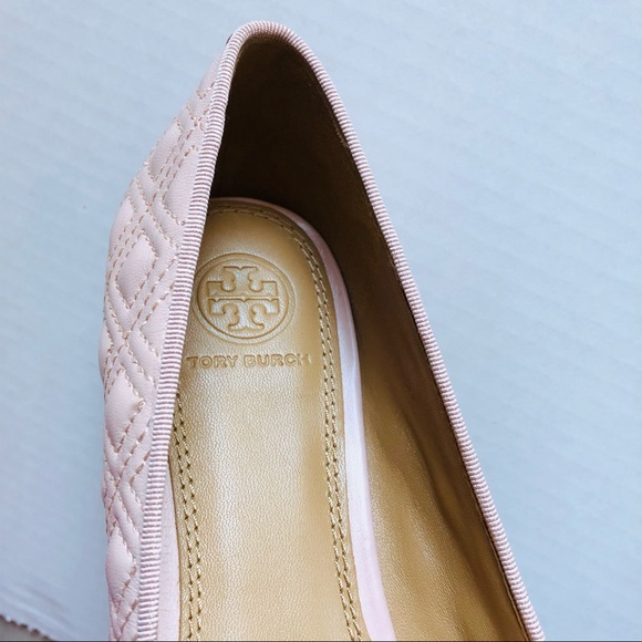 TORY BURCH PINK MARION FLATS SZ 7.5 - Picture 9 of 9